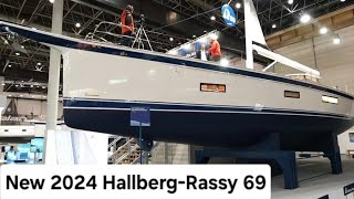 6000000€ New 2024 Sailing boat HallbergRassy 69 [upl. by Nostaw539]