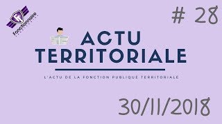 ACTU TERRITORIALE 28  30112018 [upl. by Clotilde794]