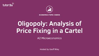 Oligopoly  Cartels and Price Fixing  Analysis Diagram Explaining Price Collusion [upl. by Vitek]