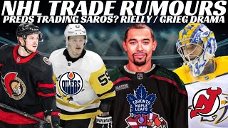 NHL Trade Rumours  Leafs Sens Pens Flyers Saros Trade Waivers amp Rielly  Grieg FollowUp [upl. by Annawit]