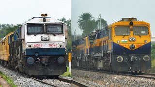 ENCHANTING EMD Trains  WDP 4 WDG 4D WDP 4D and many more  Indian Railways [upl. by Jasmine]