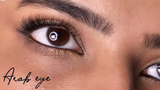 Arab eye makeup turorial [upl. by Justin]