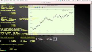 gnuplot Tutorial Part 02 Fitting Data [upl. by Adnol]