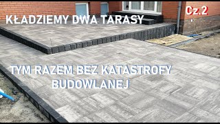 Jak zrobić dwa tarasy  Tym razem bez Fiaska  brukarzbydgoszcz brykarzyoutube paving [upl. by Ahsikyw]