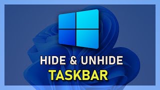 Windows 10  How to Hide amp Unhide Taskbar [upl. by Juliano]