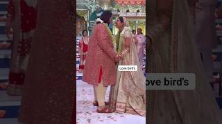 Love birds Anant Radhika bollywood ambani indianweddingceremony [upl. by Druci]