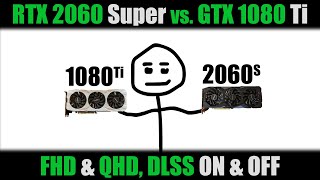 RTX 2060 Super vs GTX 1080 Ti in 1080p amp 1440p [upl. by Alimaj]