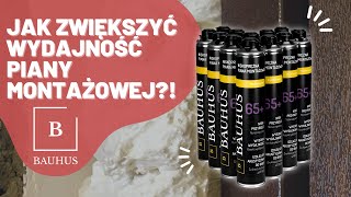 Jaką pianę montażową wybrać Test wydajności 💪  Bauhus [upl. by Perla]