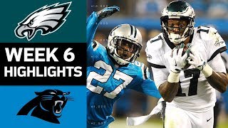 Eagles vs Panthers  NFL Week 6 Game Highlights [upl. by Eiramlirpa]