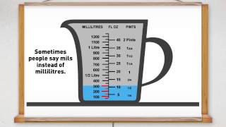 Beginner m Measuring capacity and reading scales converted [upl. by Aidnyc]