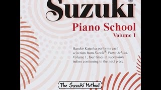 Suzuki Piano School Book 1  Lightly Row Folk Song [upl. by Tocci]