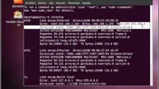 Ipconfig en ubuntu GNome [upl. by Rosalinde233]