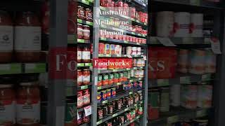 Australia  foodworks  Melbourne groceryshopping pasta indianfood milk foodworks Elwood [upl. by Natlus]