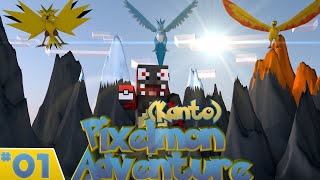 Pixelmon Adventure Server  Episode 1  STARTERS Pixelmon Kanto Server Pixelmon 351 [upl. by Houghton]