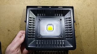 Inside a superslim 50W LED floodlight [upl. by Alaric]