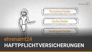 Haftpflichtversicherungen – Welche Versicherungen braucht ein Verein  ehrenamt24 [upl. by Doss]