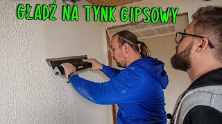 NAUKA  JAK KŁAŚĆ GŁADŹ Czy na tynk gipsowy trzeba nakładać gładź [upl. by Balas]