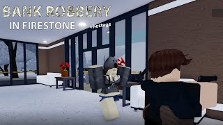 BANK ROBBERY WITH HOSTAGE  Stapleton County Firestone Roblox [upl. by Benedicta471]