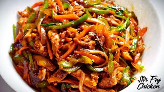 Quick amp Easy Stir Fry Chicken Recipe  Delicious Weeknight Dinner in 20 Minutes [upl. by Aihseyt858]