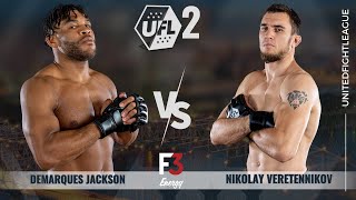 Nikolay Veretennikov vs Demarques Jackson  Bout 11  UFL 2 [upl. by Yalahs]