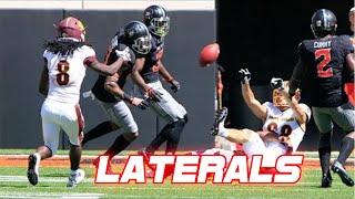 Craziest Lateral Plays in Football History [upl. by Abehs831]