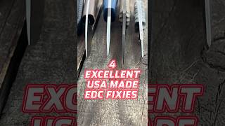 4 Excellent USA Made EDC Fixed Blades edc youtubeshorts shorts [upl. by Adnal782]