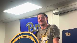 Pitt QB Eli Holstein Talks Comeback in Backyard Brawl  9142024  PSN [upl. by Erreipnaej]