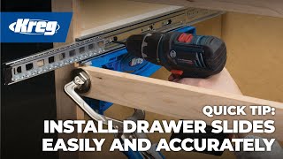 Quick Tip How To Install Drawer Slides Easily and Accurately [upl. by Marcel]