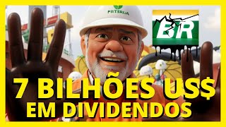 PETR4 DIVIDENDOS A Petrobras vai pagar 7 bilhões de dólares em dividendos em 2024 [upl. by Annirak]