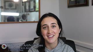 Novelty Prosthetic Eyes  Heterochromatic Eyes  Patient Interview [upl. by Nauquf]