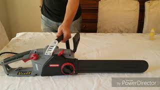 Unboxing Oregon CS1500 Electric Chainsaw [upl. by Oilerua533]