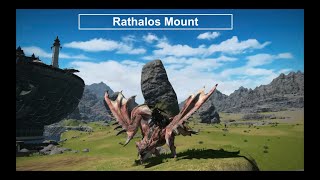 Final Fantasy XIV  Rathalos Mount [upl. by Jorgan]