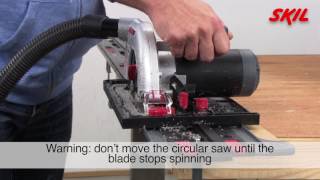 How to use the Skil saw guide with a circular saw [upl. by Ssirk]