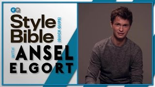 Actor Ansel Elgort on His Greatest Style Influence – Style Bible  Style  GQ [upl. by Nyleahs98]