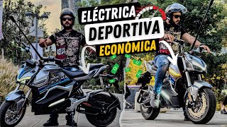 la MEJOR moto ELECTRICA en MEXICO deportiva y economica DM 06 [upl. by Kcirredal]