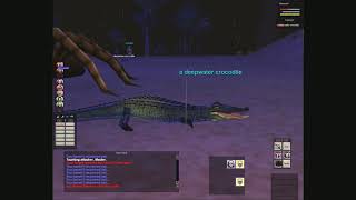 KILLING RED CROCS IN OASIS  Everquest Project 1999 green  Part 12  Dark Elf Necromancer lvl 17 [upl. by Bald569]