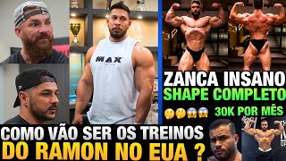 FLEX LEWIS E FAIXA DEBATEM SOBRE TREINOS DO RAMON  ZANCANELLI INSANO  FABIO JUNIO BUGA FÃS [upl. by Aicileb]