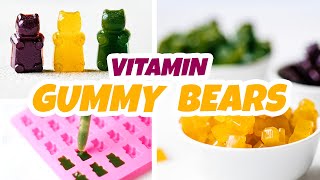 Homemade DeStress Gummies  ImmuneBoosting Vitamin Gummy Bears from Scratch [upl. by Cutcheon]