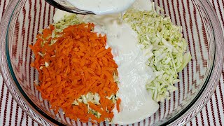 How To Make Coleslaw  Homemade Coleslaw Recipe Easy  KFC Style Coleslaw [upl. by Daza]