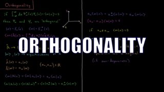 Quantum Chemistry 49  Orthogonality [upl. by Hsot]