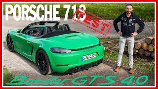 Porsche 718 Boxster GTS 40 mit PDK im Test Doch lieber als Handschalter Review Fahrbericht [upl. by Christmann952]