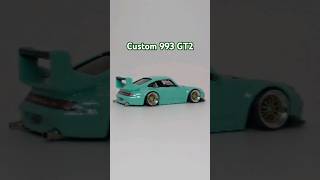 Custom Porsche 993 GT2 hotwheels diecastcars customhotwheels [upl. by Sotnas]