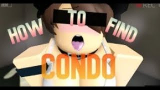 HOW TO FIND Condo amp Scented Con Games in Roblox NEW 2021 February MORPHS AND ANIMATIONS [upl. by Hannavahs196]