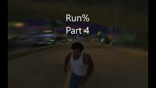 Obtaining Max health by running in GTA San Andreas Part 4 [upl. by Yarahs]