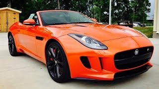 2014 Jaguar FType S V6 Full REVIEW Start Up Exhaust [upl. by Gintz]