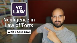 Tort of Negligence Introduction and Essential elements with Case Laws – Law of Torts [upl. by Ajdan]