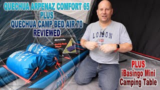 Quechua Air Bed 70 and Apenza Comfort 65 Review and Tips [upl. by Ahsino]