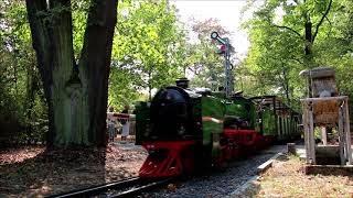 Rundfahrt mit der Parkeisenbahn Dresden [upl. by Lebasiairam788]