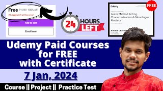 How to get Udemy Courses for FREE in 2024  Udemy Coupon Code 2024  Latest Udemy Coupons [upl. by Payne]