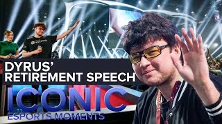 ICONIC Esports Moments Dyrus Retirement Speech Worlds 2015 LoL [upl. by Uriiah]